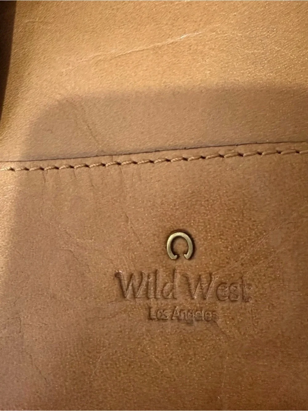 Wild West Floral Embossed Tan Leather Backpack Purse Western Boho